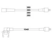 BUJİ BOBİN KABLOSU SİYAH R9 BRODWAY-R19 1.4-1.6 85 7702247027 thumbnail 1