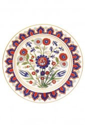 Kütahya Porselen Lenger 25 cm Duvar Tabağı Dekor No:102 - 1
