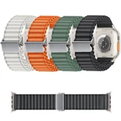 Watch 42mm Uyumlu-123 Naylon Kumaş Hasır Örgülü Kordon thumbnail 5