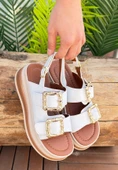 Stan Beyaz Cilt Sandalet thumbnail 2