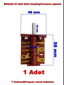 ENDER 7+6 Çevirmeli Anahtar Sürekli Döner 7 Kademe 7 Kontak - 2