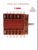 ENDER 6lı Çevirmeli Fırın Anahtarı Sürekli Döner 6 Kademe 5 Kontak - 3