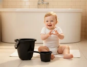 Babyjem Elegant Kova & Maşrapa Set Siyah thumbnail 1