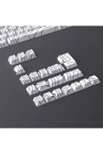 silabor 128 Tuş Keycaps PBT Contour Line Tuş Takımı thumbnail 5