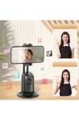 silabor Selfie Gimbal 360° Otomatik Dönme Tripod AI İzleme Çekim Quadrapod Cep Telefon Sabitleyici thumbnail 3
