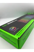 silabor T60 Beyaz Renk Mavi Switch RGB Mekanik Kablolu Driverli Oyuncu Klavyesi T60 Mini Türkçe Q Klavye thumbnail 3