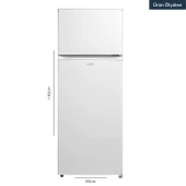 Kumtel Çift Kapılı Buzdolabı 204L HTMF-210 thumbnail 4