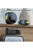 silabor Kablosuz Yaka Mikrofonu Çift Klipsli Type-C Telefon Canlı Yayını Dış Mekan Kaydı için thumbnail 6