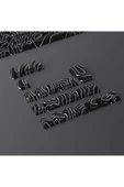 silabor 128 Tuş Keycaps PBT Contour Line Tuş Takımı thumbnail 3