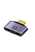 silabor HDTV 1'i 2 Arada Adaptör 2k Yüksek Çözünürlük Tak ve Çalıştır Bağlantı Noktası Göstergesi ile thumbnail 1