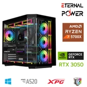 E.POWER RYZEN 7 5700X 32G DDR4 1TB M.2 RTX3050 A520 A650W - 1
