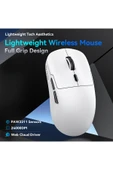 FreeWolf A6 Kablosuz Oyuncu Mouse, PAW3311 1000 Hz Hafif Profesyonel, Bluetooth Üç Modlu Bağlantı thumbnail 3