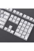 silabor 128 Tuş Keycaps PBT Contour Line Tuş Takımı thumbnail 3