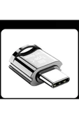 silabor Mini Kart Okuyucu Type-c Android'den TF Dönüştürücü, Kamera Kaydedici Kart Okuyucu için Uygundur - 1
