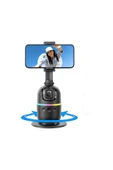 silabor Selfie Gimbal 360° Otomatik Dönme Tripod AI İzleme Çekim Quadrapod Cep Telefon Sabitleyici thumbnail 1