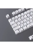 silabor 128 Tuş Keycaps PBT Contour Line Tuş Takımı thumbnail 2