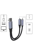 silabor 2 İn 1 Çok İşlevli Tpye-c 3,5 mm Kulaklık Adaptörü Şarj Portu Cep Telefonları ve Tabletler için thumbnail 3