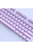 silabor 131 Tuş Keycaps ABS Tuş Takımı Yan Tuş Harf Mekanik Klavye Keycaps thumbnail 1