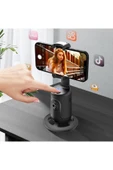 silabor Selfie Gimbal Telefon Tutucu Akıllı AI Yüz Tanıma 360° Cep Telefonu Sabitleyici Canlı Fotoğraf thumbnail 1