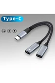 silabor 2 İn 1 Çok İşlevli Tpye-c 3,5 mm Kulaklık Adaptörü Şarj Portu Cep Telefonları ve Tabletler için thumbnail 4