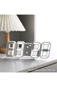silabor Dekoratif Dijital Led Masa Duvar Saati 3d Dijital Saat Çalar Saat LED Elektronik Saat thumbnail 1