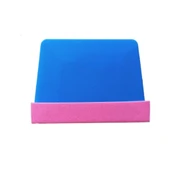 Kare Keçeli Ragle PPF/TPH Cam Filmi Çekme Uygulama Aparatı 10.5x8cm Mavi - 1