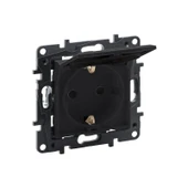 Legrand 768318 Legrand Raventi Serisi Kapaklı Topraklı Priz 16A Füme - 1