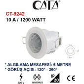 Cata Ct-9242 Sıva Altı Hareket Sensörü 360 Derece - 2