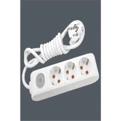 Multijet 3lü 3 mt Piriz Anahtarlı Topraklı 90117303 - 1