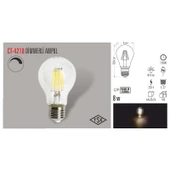 Cata CT-4218 8W/3000K Edison Dimlenebilir LED Ampul (Günışığı) - 2