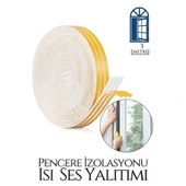 Pencere Ses Isı Yalıtım Sünger Bant 3 METRE - 2