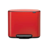 Brabantia Bo Passion Red Pedallı Çöp Kutusu 11+23lt thumbnail 1