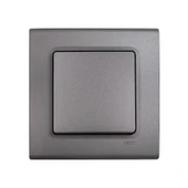 Viko Linnera Life Anahtar Mek+Düğ (Çerçeve Dahil) - Granit Grisi 90442001 - 1