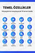 UNIYWELL 6MP AOV Solar Panelli 4G e-SIM Destekli Güvenlik Kamerası – 20000mAh Batarya, 7/24 Sürekli Renkli Kayıt, AI İnsan Takibi, IP66 Su Geçirmez - 4