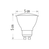 5 Adet - 7W Çanak LED Ampul - Spot Ampülü Ct 4215 (Gün Işığı) - 4