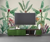 Tropikal Yaprak Temalı Duvar Kağıdı thumbnail 3