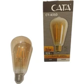 Cata 4WATT Rustik Ampul - Amber CT-4350 - 1