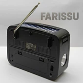 ProKAMA BK-370 Nostaljik Tasarım Güneş Enerjili (Solar) AM/FM/SW 3 Band Radyo USB/TF/Bluetooth - 6