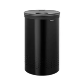 Brabantia Matt Black Plastik Kapaklı Çamaşır Sepeti 60lt thumbnail 1