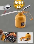 Madeni Yağdanlık 500 ml Araba Makine Atölye Yağdanlığı Spiralli Metal Gövdeli Uçlu Yağ Pompası - 4
