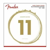 Fender Dura-Tone Coated 80/20 Acoustic Guitar Strings Ball End 880CL Gauges .011-.052 String Sets - Akustik Gitar Teli thumbnail 2