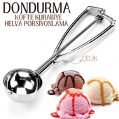 Dondurma Porsiyonlama Kaşığı Kurabiye Köfte Helva - 1