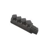 Mutlusan Kauçuk Dörtlü Grup Priz 1*16A MUT-294 - 1