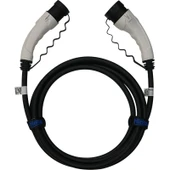 Hims EMEF-22T2-SB-7 22KW Tip 2 Beyaz Soketli 7m Elektrikli Araç Şarj Kablosu - 1