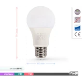 Ack 9W LED Ampul 6500K Beyaz E27 A60 - 10'lu Paket - 4