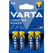 Varta High Energy Güçlü Alkalin Seri Kalem Pil - Aa 4'lü 4906121414 - 1