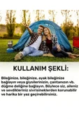 Elektronik Sivrisinek Kovucu Bileklik – Hareket Sensörlü, UV/Isı Algılamalı, Şarj Edilebilir, Unisex Koruma Bileziği thumbnail 3