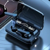 Damix M19 Dokunmatik Ledli Tws Mikrofonlu Bluetooth Kablosuz Kavuçuklu Kulak Içi Telefon Kulaklığı - 2