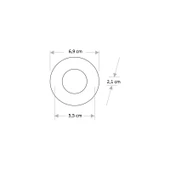 Cata 1W Ledli Mobil Yıldız Spot CT-5209 Mavi Işık - 3