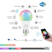 Ack Wifi LED Ampul 10W E27 - 4